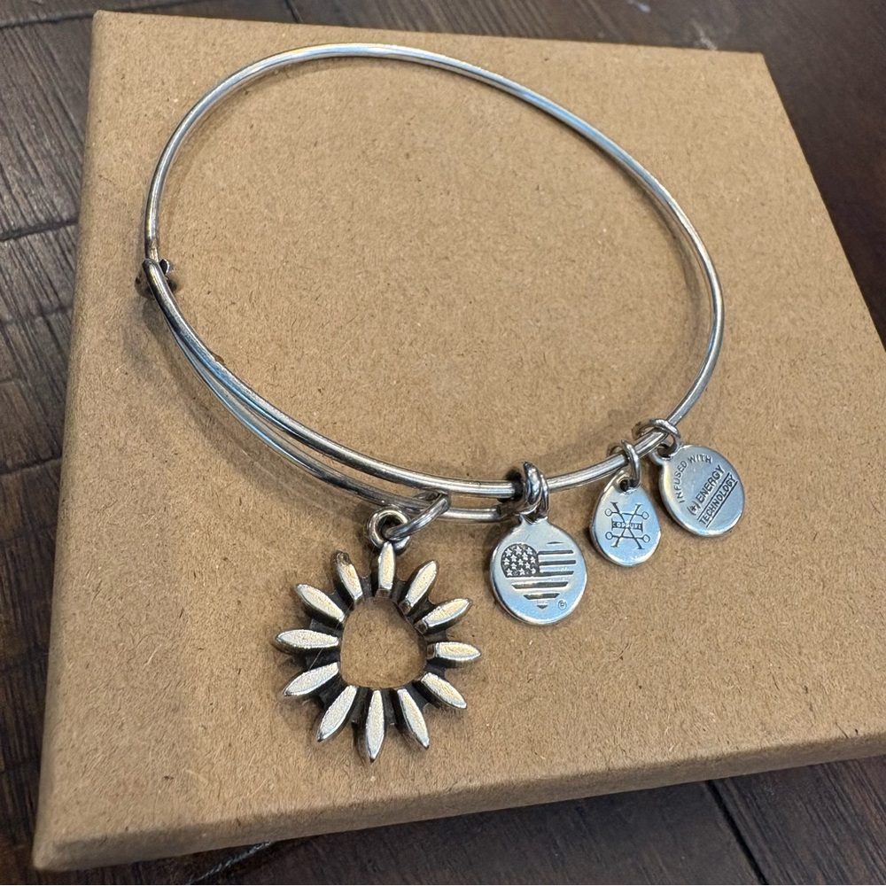 Alex and Ani Petals Charm Expandable Bracelet